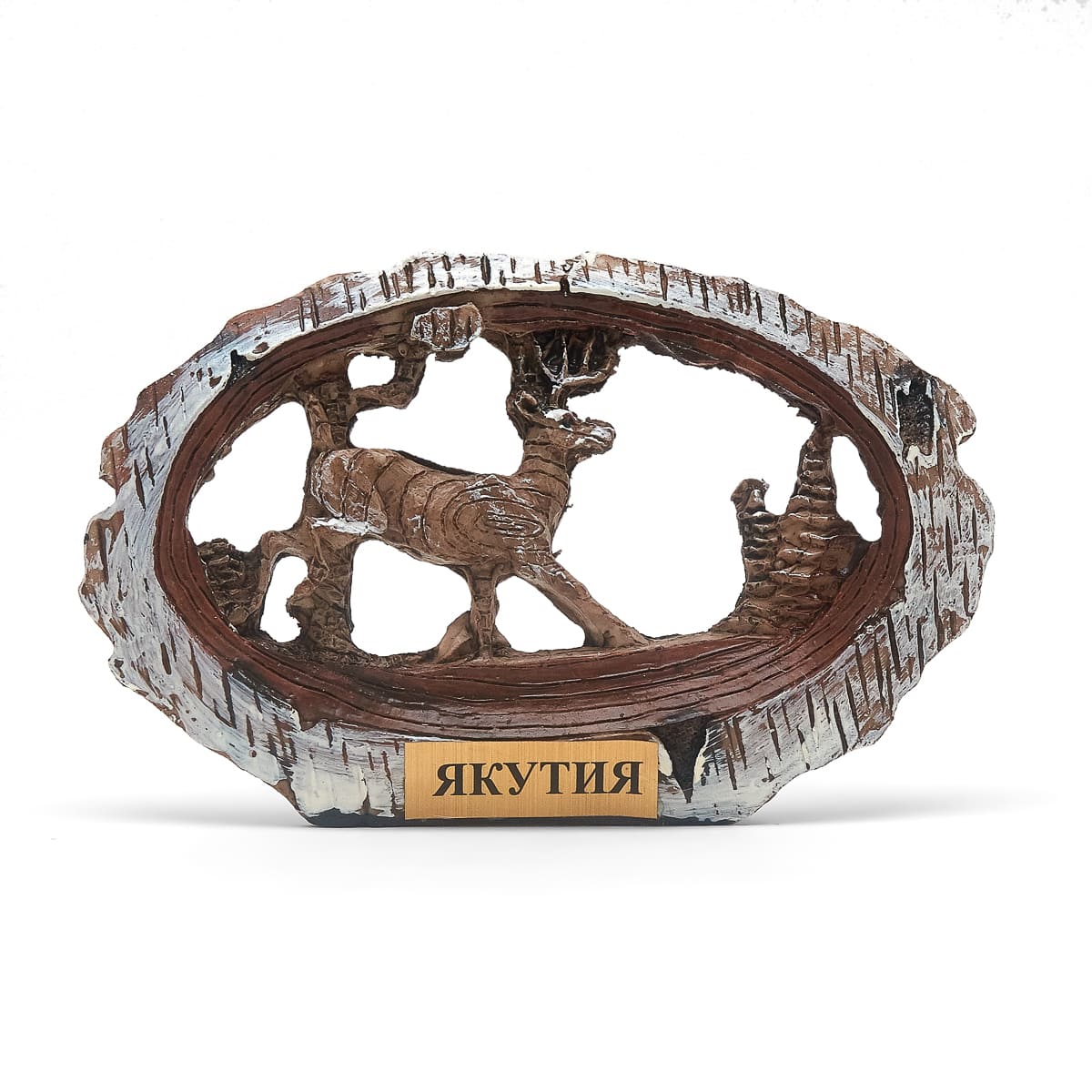 Сувенир "Олень северный в лесу"