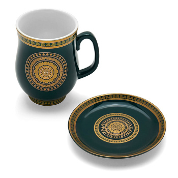 Чайная пара "Малахит"