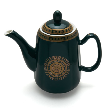 Кофейный сервиз с блюдцами "Малахит"  Кофейный сервиз с блюдцами "Малахит"