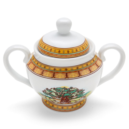 Чайный сервиз "Танцующие Стерхи" Чайный сервиз "Танцующие Стерхи"