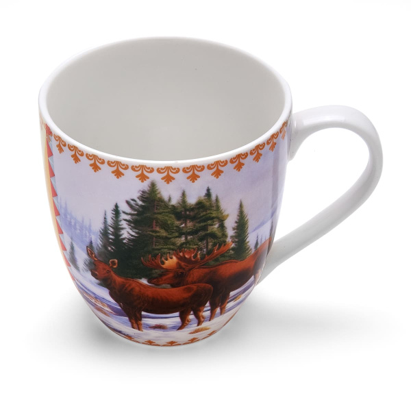 Кружка "Лоси в тайге"